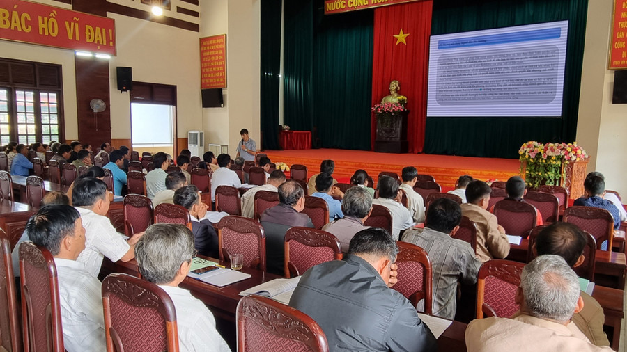Quang cảnh lớp tập huấn. Ảnh: Hà Phương