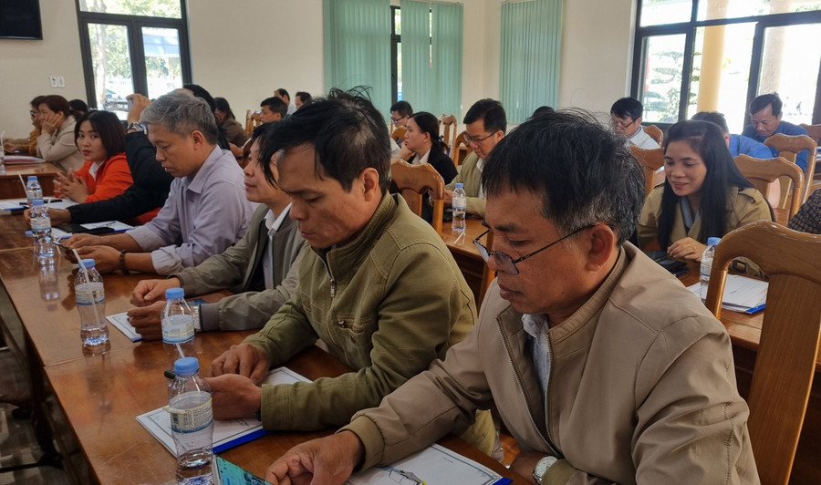 Các đại biểu tham dự tại hội nghị. Ảnh: H.P