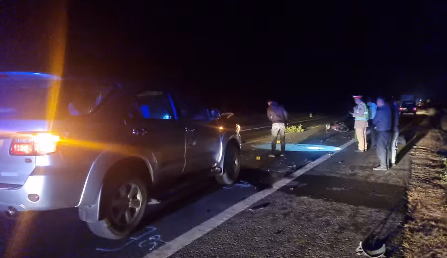 Hiện trường vụ tai nạn. Ảnh: K.P