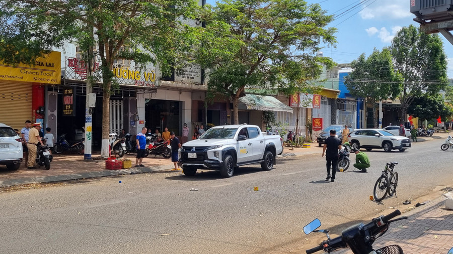 Hiện trường vụ tai nạn. Ảnh: K.P