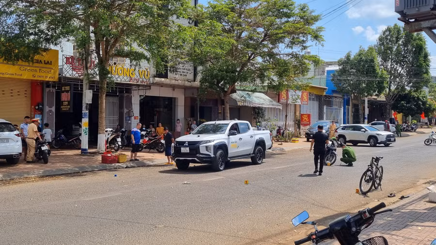 Hiện trường vụ tai nạn. Ảnh: K.P