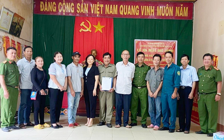 Quang cảnh lễ ra mắt. Ảnh: K.P Quang cảnh lễ ra mắt. Ảnh: K.P