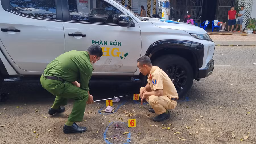 Vụ tai nạn khiến cháu bé 2 tuổi tử vong. Ảnh: K.P