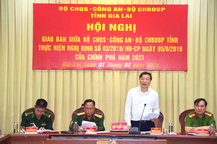 Chủ tịch UBND tỉnh Trương Hải Long phát biểu chỉ đạo tại hội nghị. Ảnh: K.H Chủ tịch UBND tỉnh Trương Hải Long phát biểu chỉ đạo tại hội nghị. Ảnh: K.H