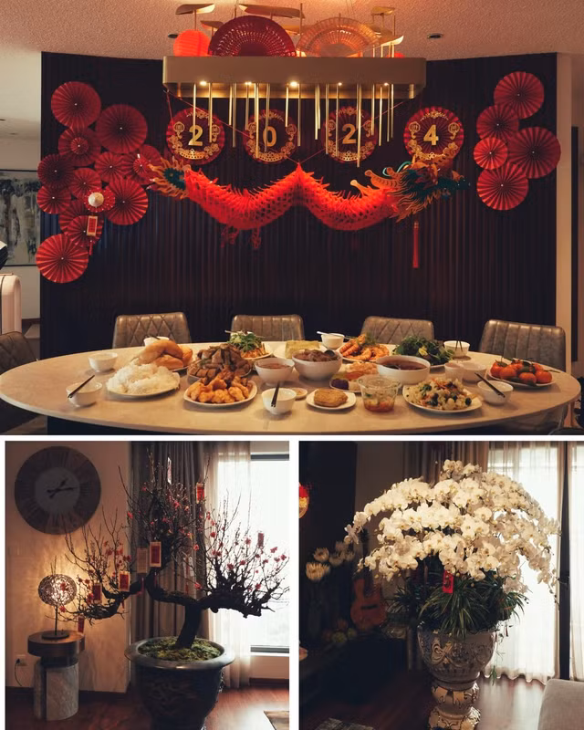 Nhà của Lệ Quyên cũng trang trí sang trọng không kém