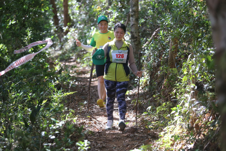 Cuộc thi leo núi Chinh phục đỉnh đá trắng ở Vườn quốc gia Kon Ka Kinh đã thu hút hàng trăm chân chạy. Ảnh: Văn Ngọc Cuộc thi leo núi Chinh phục đỉnh đá trắng ở Vườn quốc gia Kon Ka Kinh đã thu hút hàng trăm chân chạy. Ảnh: Văn Ngọc