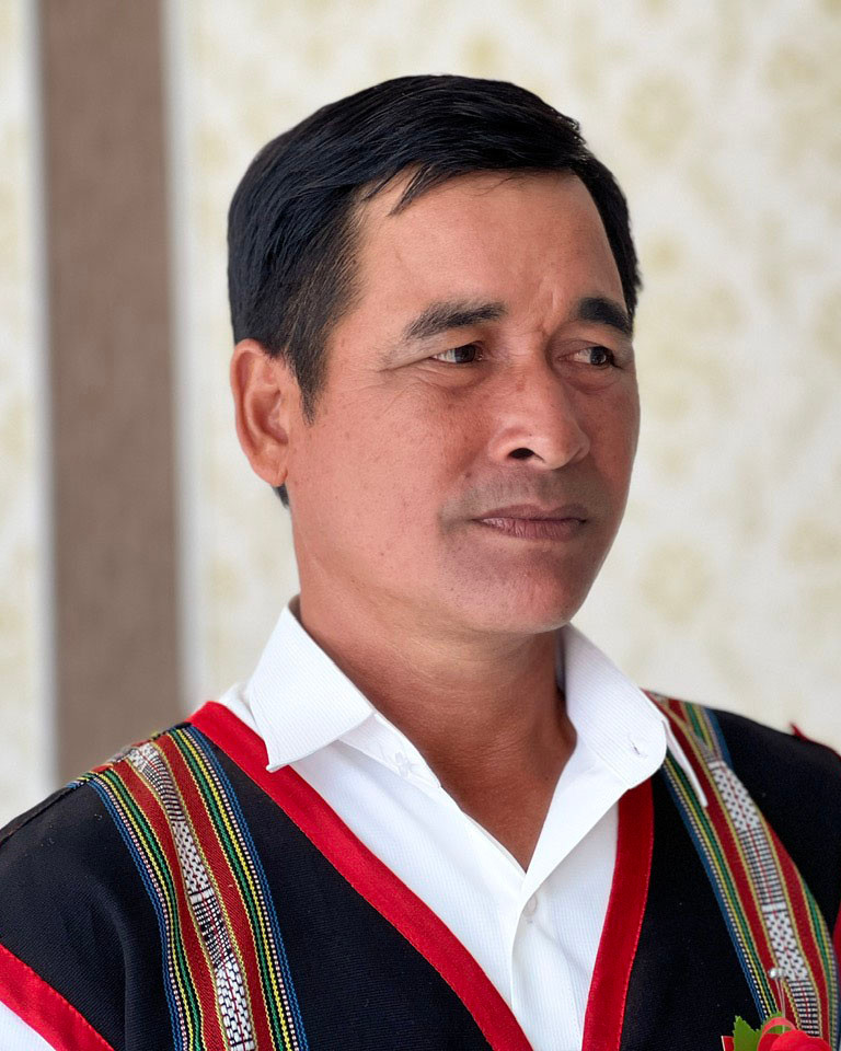 Ông R’Ô Kly (buôn Ama H’Lil, xã Ia Mrơn, huyện Ia Pa). Ảnh: Phương Dung