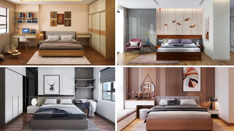 Phòng ngủ nhỏ hay lớn cũng cần được thiết kế một cách chỉn chu để đáp ứng nhu cầu nghỉ ngơi. Đồ hoạ: Tuyết Lan