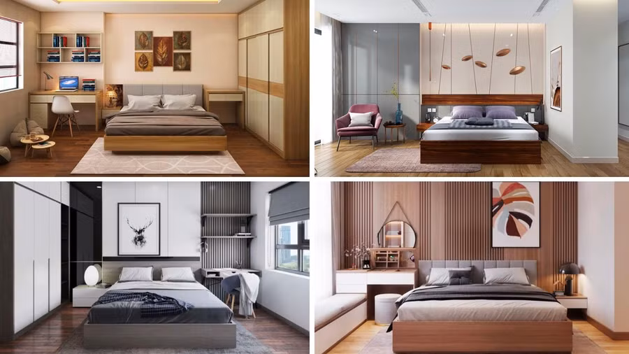 Phòng ngủ nhỏ hay lớn cũng cần được thiết kế một cách chỉn chu để đáp ứng nhu cầu nghỉ ngơi. Đồ hoạ: Tuyết Lan Phòng ngủ nhỏ hay lớn cũng cần được thiết kế một cách chỉn chu để đáp ứng nhu cầu nghỉ ngơi. Đồ hoạ: Tuyết Lan