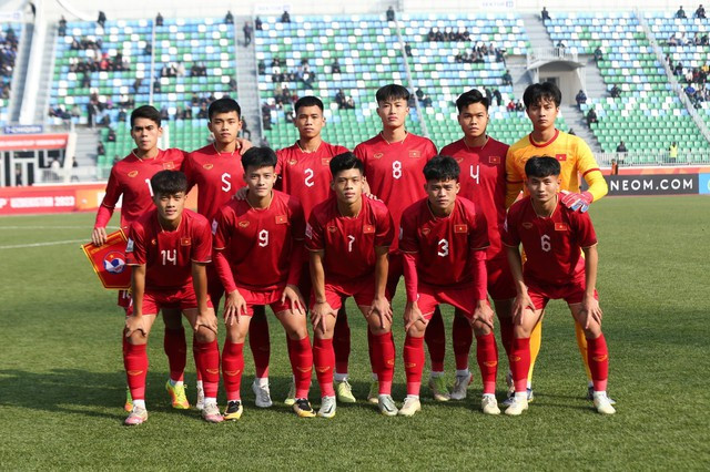 Đội U.20 Việt Nam. Ảnh: VFF