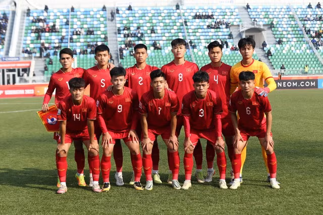 Đội U.20 Việt Nam. Ảnh: VFF