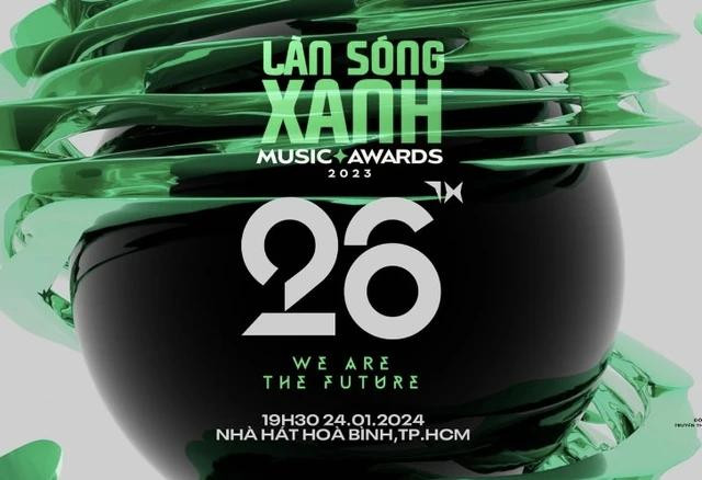 Poster giới thiệu đêm trao giải vào tháng 1 tới