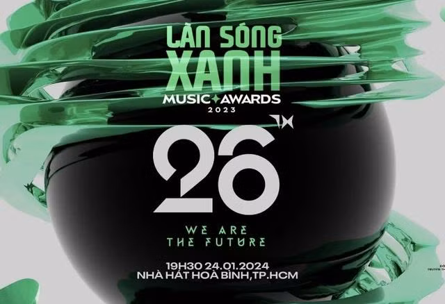 Poster giới thiệu đêm trao giải vào tháng 1 tới