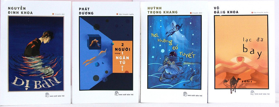 Bốn tác phẩm của các tác giả trẻ vừa được NXB Trẻ ấn hành, đã phần nào khắc họa nên diện mạo của văn học trẻ hiện nay Bốn tác phẩm của các tác giả trẻ vừa được NXB Trẻ ấn hành, đã phần nào khắc họa nên diện mạo của văn học trẻ hiện nay