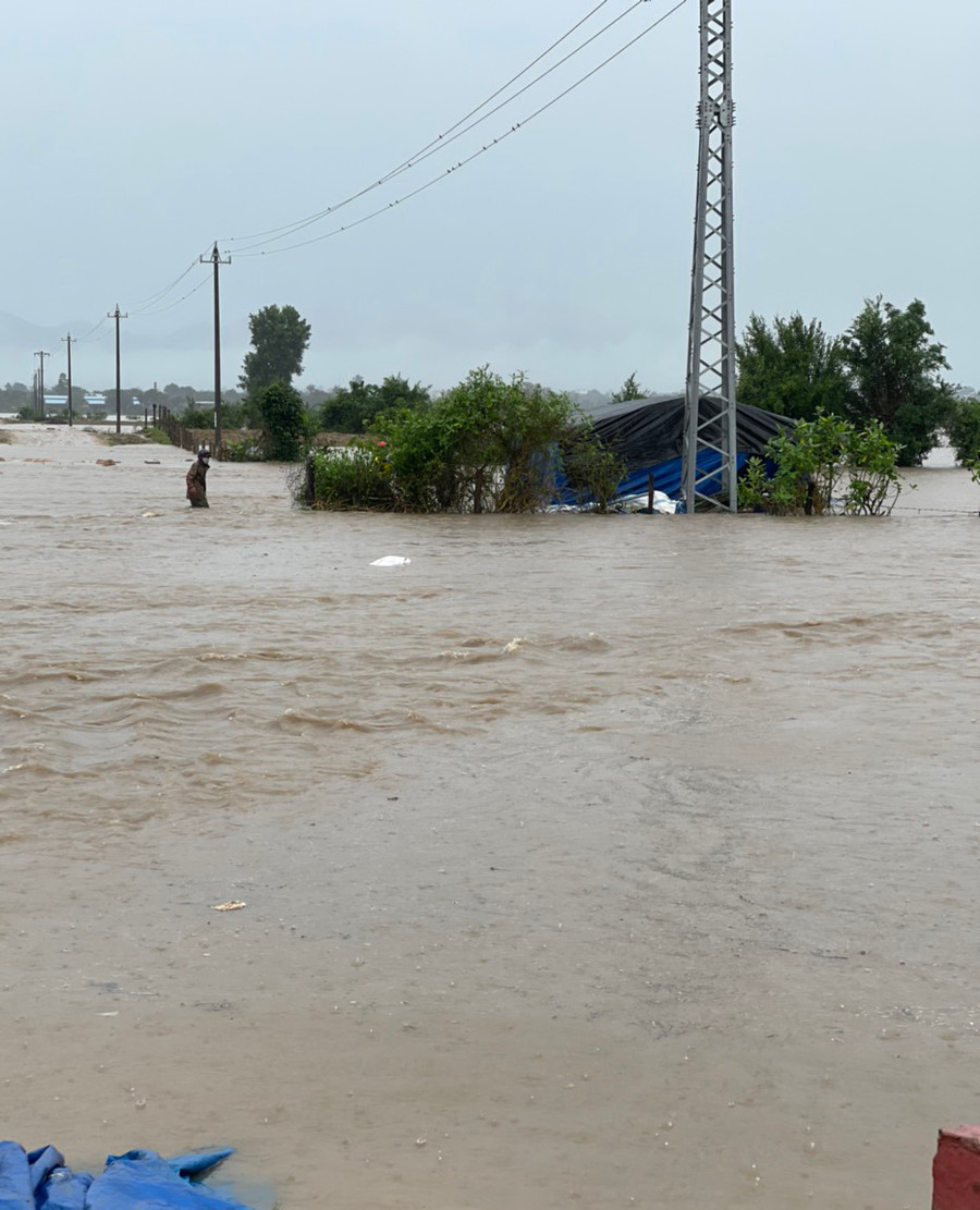 Mưa bão năm 2022 gây ngập úng nhiều nơi ở huyện Krông Pa. Ảnh: Lê Nam Mưa bão năm 2022 gây ngập úng nhiều nơi ở huyện Krông Pa. Ảnh: Lê Nam
