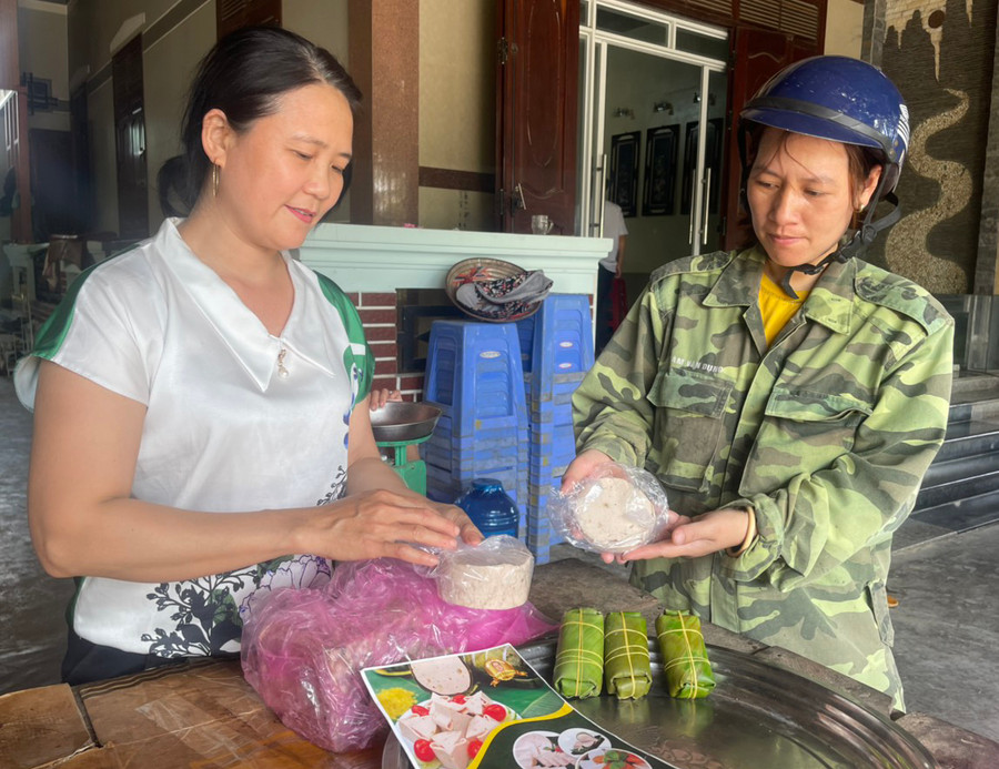 Sản phẩm giò chả, nem chua Duy Thanh được người tiêu dùng tại địa phương đánh giá cao. Ảnh: Vũ Chi Sản phẩm giò chả, nem chua Duy Thanh được người tiêu dùng tại địa phương đánh giá cao. Ảnh: Vũ Chi