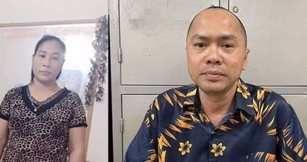 Trương Thị Khuyến và Trần Văn Hiệp. Nguồn: Báo An ninh Thủ đô