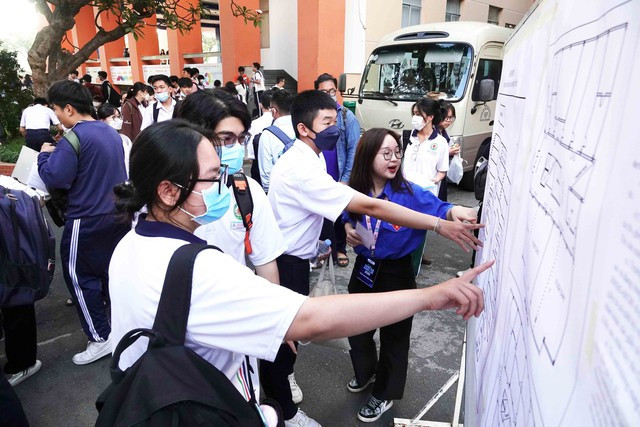 Thí sinh tham gia đợt 1 năm 2023 kỳ thi đánh giá năng lực của ĐH Quốc gia TP.HCM