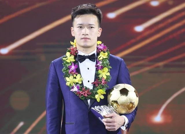 Đây là lần thứ hai, Hoàng Đức được vinh danh với Quả bóng vàng Việt Nam