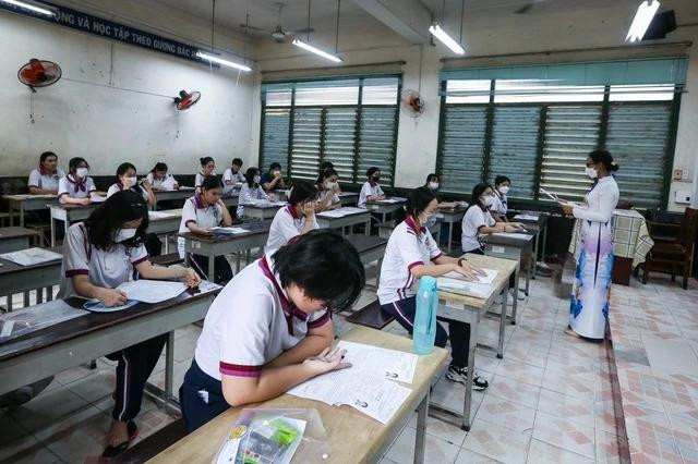 Thí sinh dự thi tốt nghiệp THPT 2023