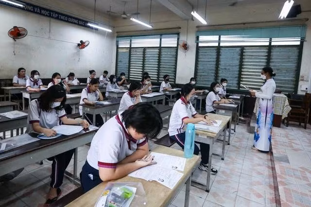 Thí sinh dự thi tốt nghiệp THPT 2023