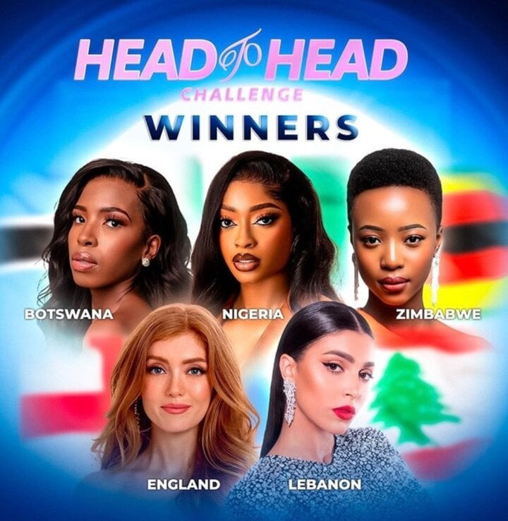 5 người đẹp chiến thắng phần thi hùng biện. 5 người đẹp chiến thắng phần thi hùng biện.