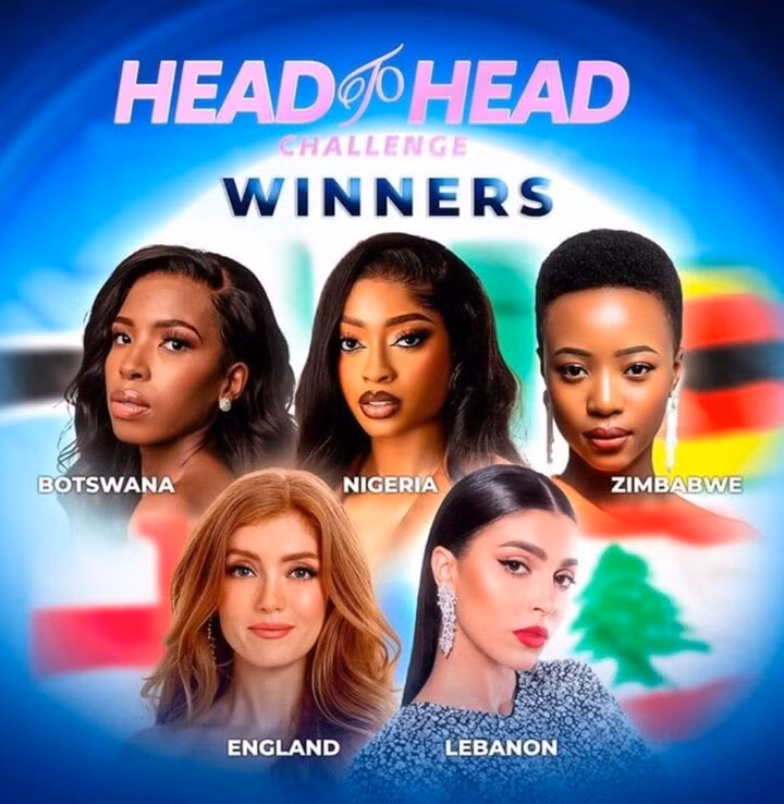 5 người đẹp chiến thắng phần thi hùng biện.