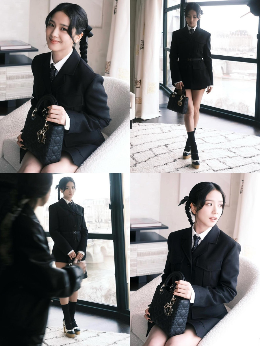 Trên Twitter, cư dân mạng gọi Jisoo là "cây Dior sống". Trên Twitter, cư dân mạng gọi Jisoo là "cây Dior sống".