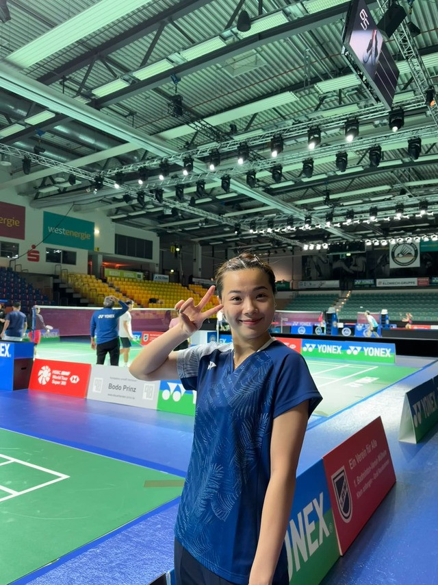 Nguyễn Thùy Linh tại giải Cầu lông Đức mở rộng 2024 (Ảnh: FBNV) Nguyễn Thùy Linh tại giải Cầu lông Đức mở rộng 2024 (Ảnh: FBNV)