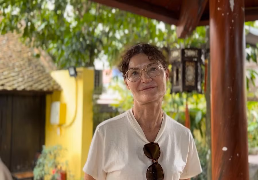 Bà Vandamme Christine cho biết nhất định sẽ trở lại Việt Nam. (Ảnh: Mai Mai/Vietnam+)