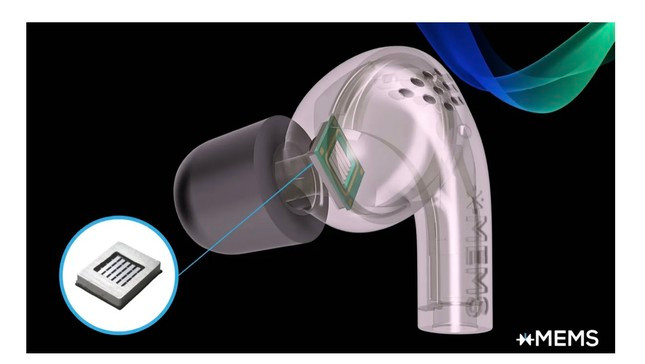 Công ty khởi nghiệp xMEMS lần đầu tiên giới thiệu tai nghe Cypress của mình tại CES 2024 vào ngày 9/1 vừa qua. ( Ảnh: xMEMS) Công ty khởi nghiệp xMEMS lần đầu tiên giới thiệu tai nghe Cypress của mình tại CES 2024 vào ngày 9/1 vừa qua. ( Ảnh: xMEMS)