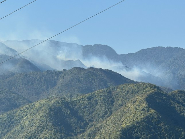 Đám cháy có chiều hướng di chuyển về phía xã Dền Thàng, huyện Bát Xát. Đám cháy có chiều hướng di chuyển về phía xã Dền Thàng, huyện Bát Xát.