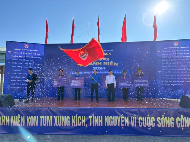 Tỉnh đoàn Kon Tum đã tổ chức lễ khởi động Tháng Thanh niên năm 2024