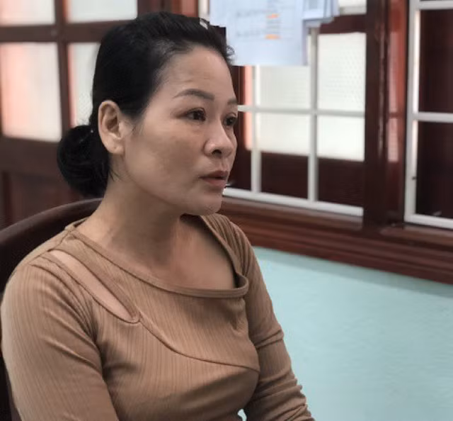 Đoàn Thị Ngọc Hà sau khi bị bắt