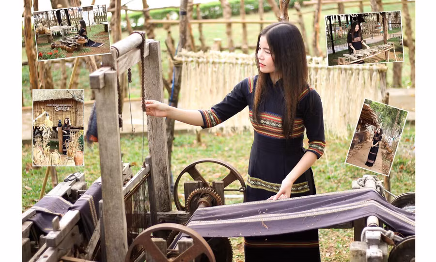 Ảnh dự thi của chị H’Thê-Hội LHPN phường Tây Sơn, TP. Pleiku (ảnh nhân vật cung cấp).