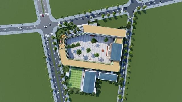 Dự án Trường tiểu học và THCS Chu Văn An được UBND TP.Quảng Ngãi chọn làm công trình trọng điểm chào mừng Đại hội đại biểu Đảng bộ TP.Quảng Ngãi lần thứ XVII
