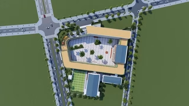 Dự án Trường tiểu học và THCS Chu Văn An được UBND TP.Quảng Ngãi chọn làm công trình trọng điểm chào mừng Đại hội đại biểu Đảng bộ TP.Quảng Ngãi lần thứ XVII