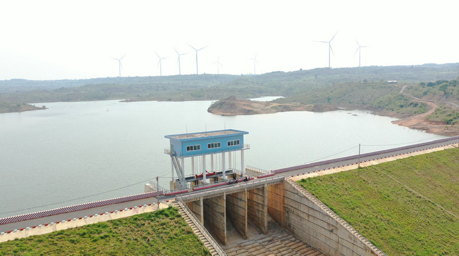 Thủy lợi Plei Thơ Ga (xã Chư Don, huyện Chư Pưh). Ảnh: Q.T