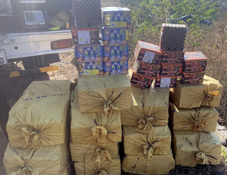 Tang vật của vụ việc. Ảnh: TTXVN phát