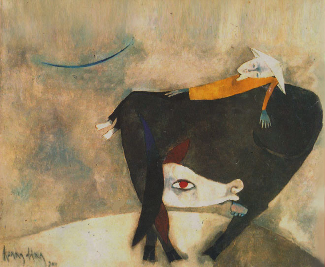 Tác phẩm Trăng chiều. Tác phẩm Trăng chiều.