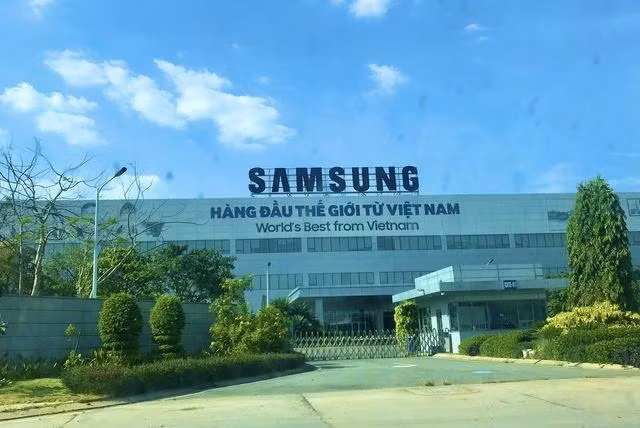 Nhà máy Samsung ở Thái Nguyên