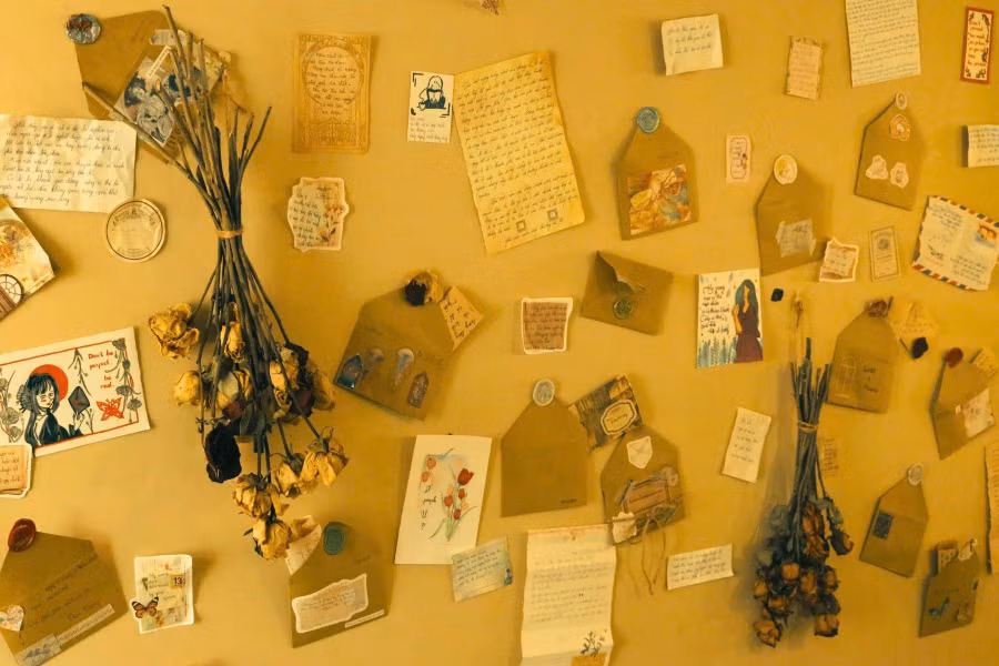 Bức tường lưu giữ những lá thư người nhận không mang về