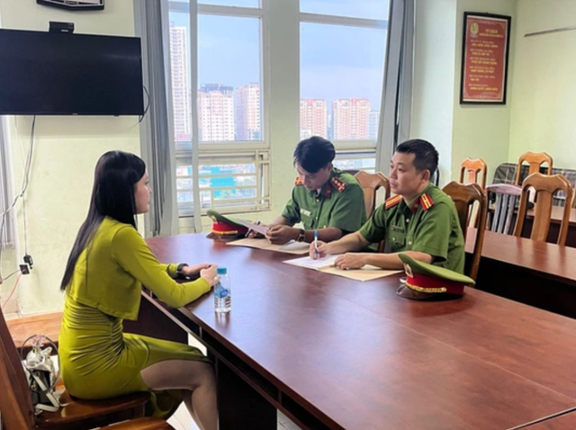 Chân dài Vỏ Thị Mỹ Hạnh lúc bị bắt