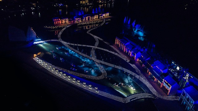 Sân khấu thực cảnh Ký ức Hội An, nơi sắp diễn ra đêm nhạc ABBA của nhóm Arrival from Sweden Sân khấu thực cảnh Ký ức Hội An, nơi sắp diễn ra đêm nhạc ABBA của nhóm Arrival from Sweden