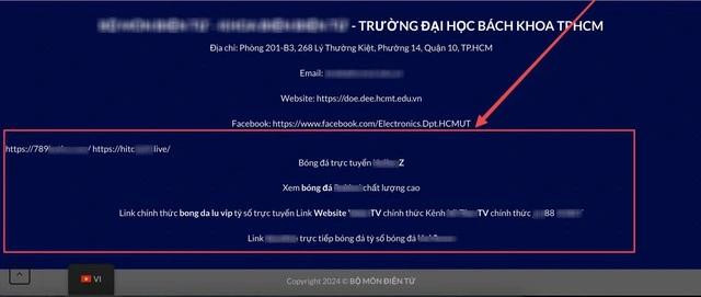 Website có đuôi ".gov.vn" bị chèn loạt link dẫn đến các trang cá độ bóng đá, web lậu Website có đuôi ".gov.vn" bị chèn loạt link dẫn đến các trang cá độ bóng đá, web lậu
