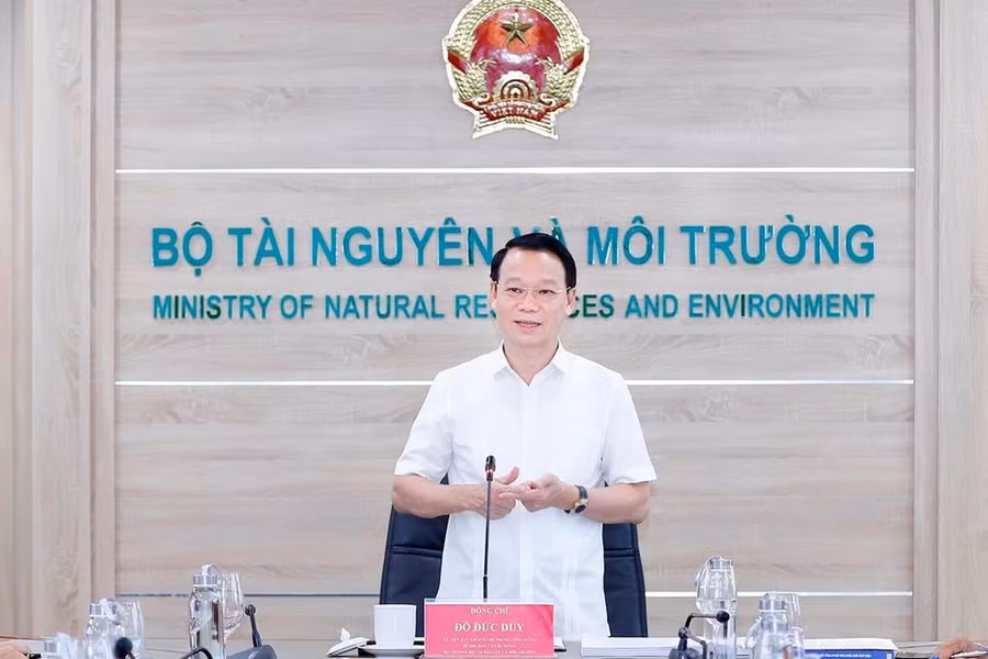 Bộ trưởng Bộ TN-MT Đỗ Đức Duy