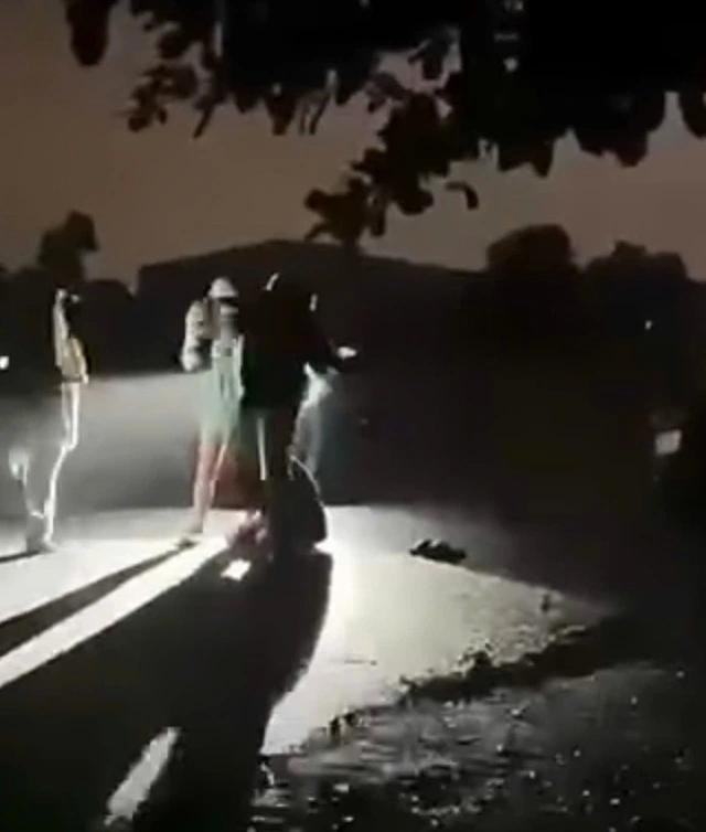 Clip ghi lại vụ việc