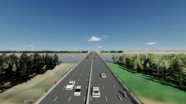 Cầu Ba Lai 8 mô phỏng Cầu Ba Lai 8 mô phỏng