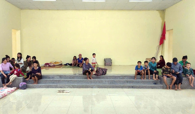 18 hộ dân sống dọc suối Xim đã được đưa tới nơi an toàn để phòng tránh lũ quét, sạt lở đất