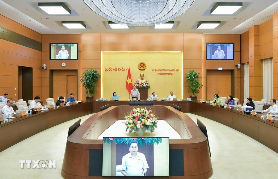 Chủ tịch Quốc hội Trần Thanh Mẫn. (Ảnh: Doãn Tấn/TTXVN) Chủ tịch Quốc hội Trần Thanh Mẫn. (Ảnh: Doãn Tấn/TTXVN)